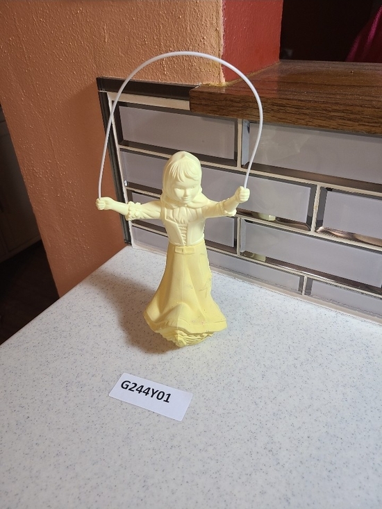 Avon Other - Avon Yellow Girl Figurine with Skipping Rope Collectible Empty Avon Bottle